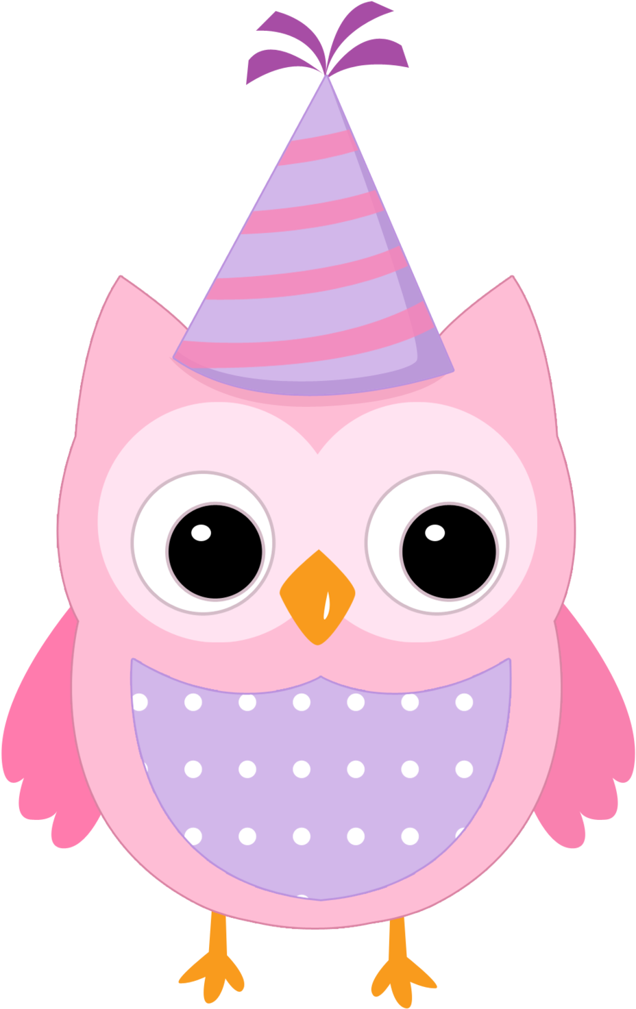 Colors Birthday Hat Vector Clipart Picture Png Images - Owls With Birthday Hats Transparent PNG - 1080x1620 - Free Download on - Owl Transparent PNG Free Download