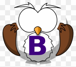 B Owl Clip Art At Clker - Clip Art - Free Transparent PNG Clipart Images Download. - Owl Transparent PNG Free Download