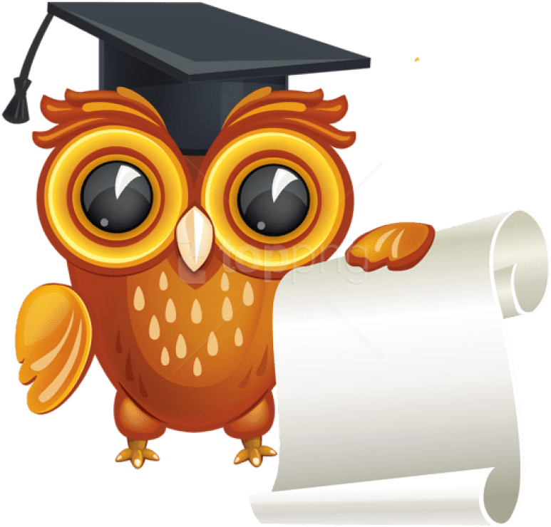 Free Png Download Owl With Diploma Clipart Png Photo - Owl With Graduation Hat Clipart Png Transparent PNG - 850x792 - Free Download on - Owl Transparent PNG Free Download