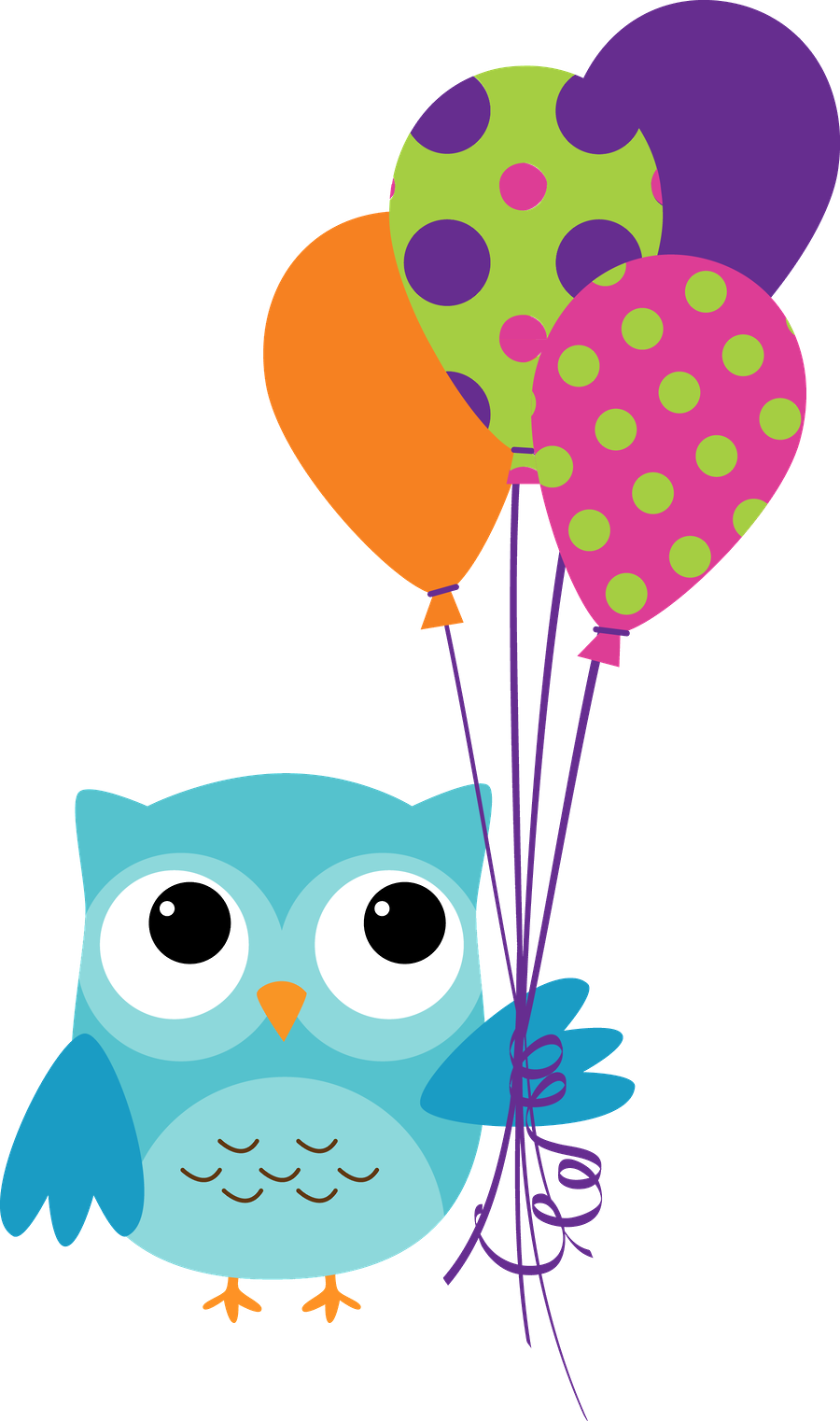 Owl Clipart Happy Birthday - Owl Birthday Clip Art - Free Transparent PNG Clipart Images Download. - Owl Transparent PNG Free Download