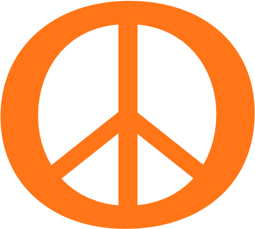 Pumpkin Peace Symbol 8 Svg Scalable Vector Graphics - Symbol Of Peace And Love - Free Transparent PNG Clipart Images Download. - Pumpkin Transparent PNG Free Download