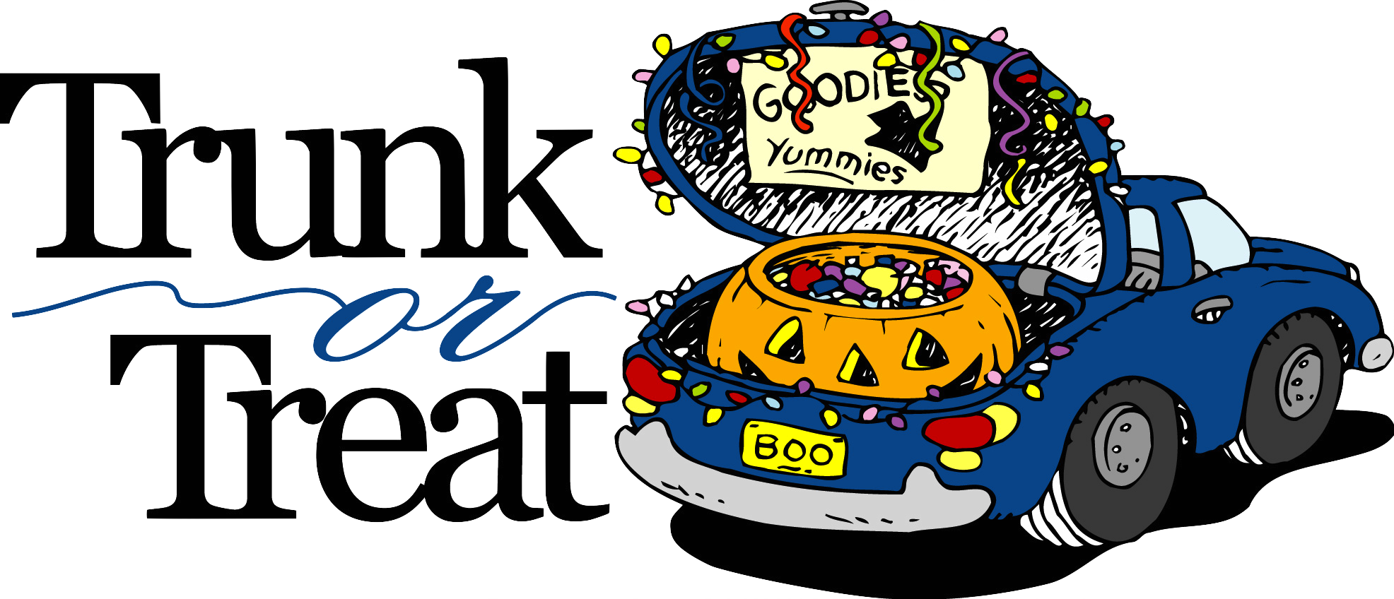 Do You Have Your Costumes Ready For Trunk Or Treat - Trunk Or Treat - Free Transparent PNG Clipart Images Download. - Pumpkin Transparent PNG Free Download