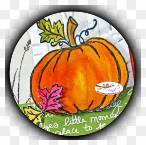 Woodland Embossing Folder Card Circle - Pumpkin - Free Transparent PNG Clipart Images Download. - Pumpkin Transparent PNG Free Download