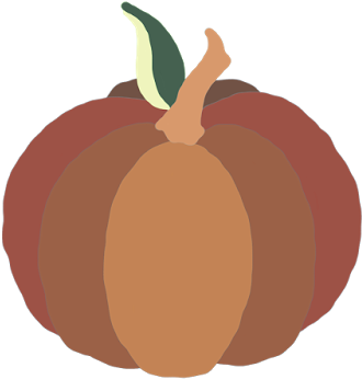 Short Brown Color Block Designer Harvest Pumpkin Halloween - Pumpkin - Free Transparent PNG Clipart Images Download. - Pumpkin Transparent PNG Free Download