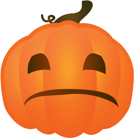 Sad Halloween Pumpkin Transparent Png - Sadhalloween Pumpkin - Free Transparent PNG Clipart Images Download. - Pumpkin Transparent PNG Free Download