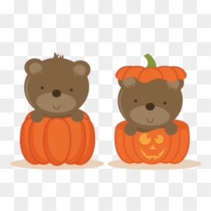 Cute Pumpkin Png Pic - Bear In A Pumpkin - Free Transparent PNG Clipart Images Download. - Pumpkin Transparent PNG Free Download
