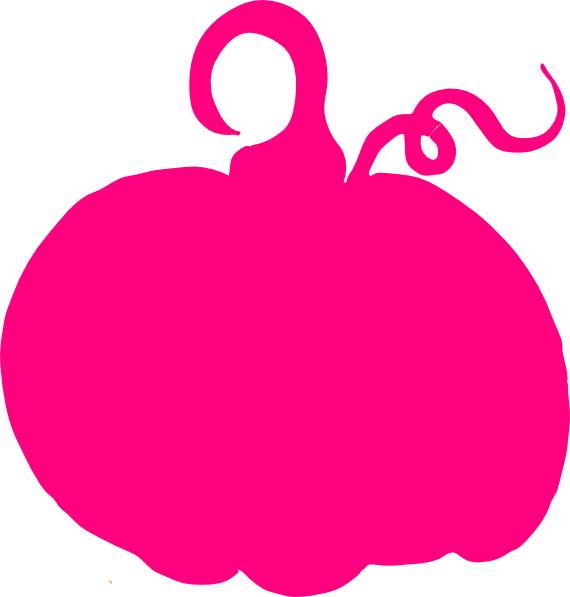Pink Pumpkin Sihouette Clip Art - Pumpkin Clip Art - Free Transparent PNG Clipart Images Download. - Pumpkin Transparent PNG Free Download