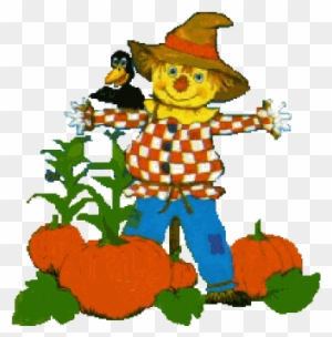 Scarecrow Clipart Animated - Scarecrow And Pumpkins Clip Art - Free Transparent PNG Clipart Images Download. - Pumpkin Transparent PNG Free Download