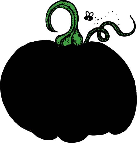 Black Pumpkin Clip Art At Clker - Pumpkin Clip Art Free - Free Transparent PNG Clipart Images Download. - Pumpkin Transparent PNG Free Download
