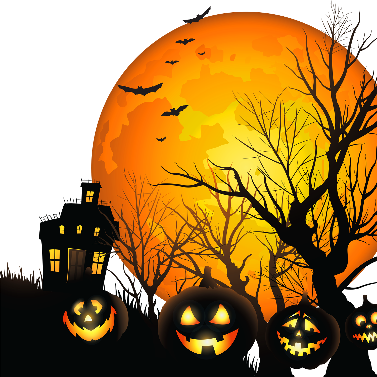 Commander's House Adult And Senior Center - Halloween Pumpkins Clipart Png Transparent PNG - 1500x1500 - Free Download on - Pumpkin Transparent PNG Free Download