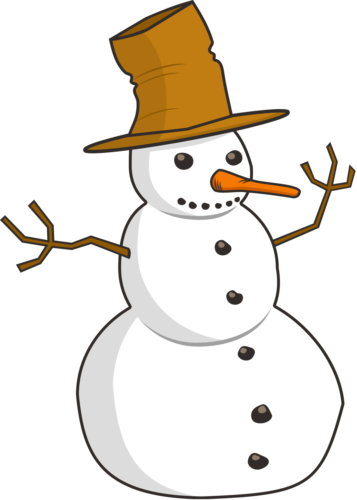 Free Snowman Clip Art Free Clipart Images - Winter Clip Art Png - Free Transparent PNG Clipart Images Download. - Snowman Transparent PNG Free Download