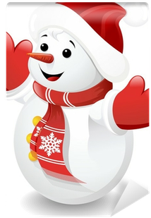 Pupazzo Di Neve Bambino Baby Snowman Vector Wall Mural - Pupazzo Di Neve Bambino Baby Snowman Vector Wall Mural - Free Transparent PNG Clipart Images Download. - Snowman Transparent PNG Free Download