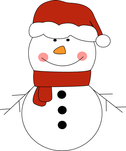Snowman In Santa Hat Clip Art Free Clipart Images - Snowman With Red Hat - Free Transparent PNG Clipart Images Download. - Snowman Transparent PNG Free Download