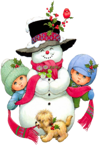 Jcw Snowman Candycane Rm Morehead Christmas Card 2 - Snowman W/ Kids Ornament (oval) - Free Transparent PNG Clipart Images Download. - Snowman Transparent PNG Free Download