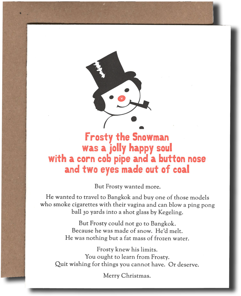 Frosty - Paper, HD Png Download - Snowman Transparent PNG Free Download