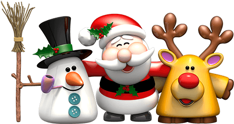 Snowman, Santa Claus And Reindeer Rudolph - Muñecos Navideños Png - Free Transparent PNG Clipart Images Download. - Snowman Transparent PNG Free Download