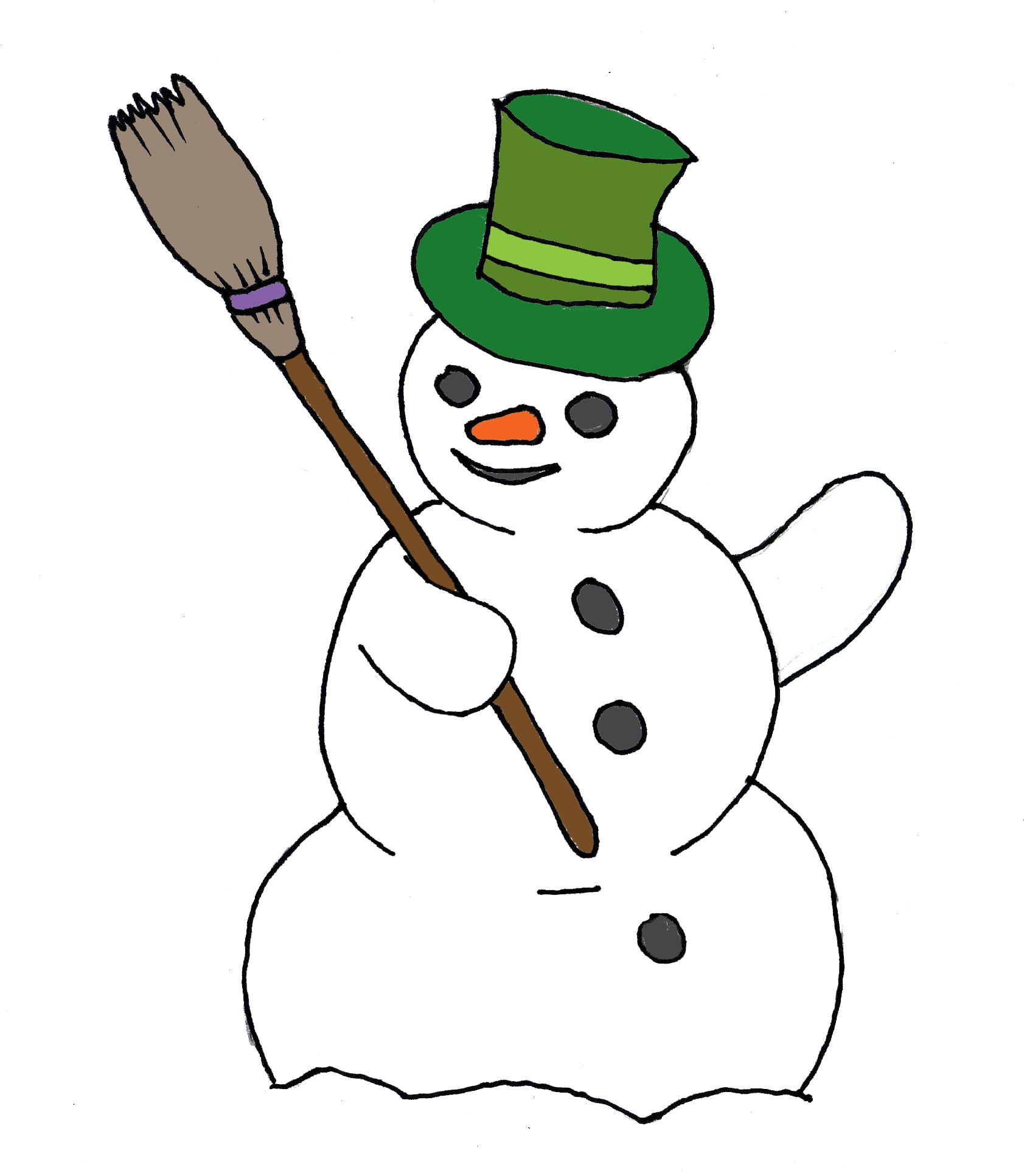 Snowman Black And White Black And White Christmas Snowman - Snowman - Free Transparent PNG Clipart Images Download. - Snowman Transparent PNG Free Download