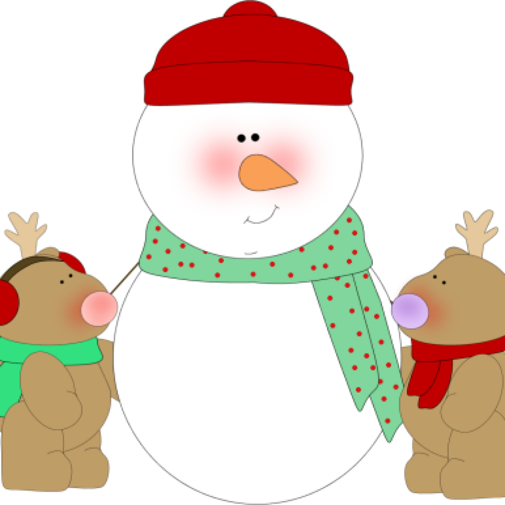 Cute Snowman Clipart And Reindeer Clip Art Image Free - Snowman Clip Art - Free Transparent PNG Clipart Images Download. - Snowman Transparent PNG Free Download