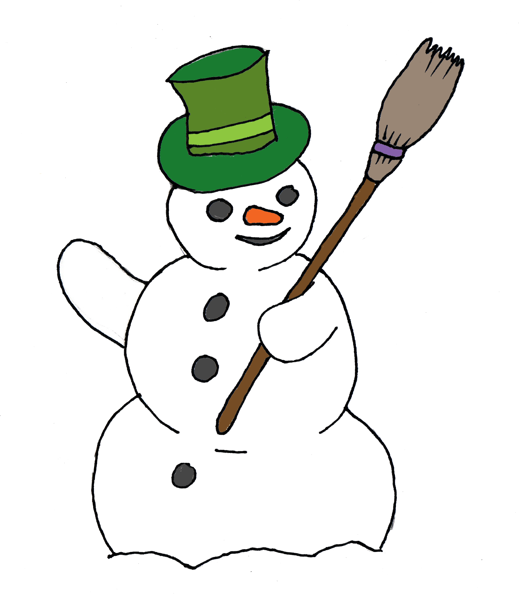 Snowman Black And White Free Snowman Clipart Black - Snowman Clip - Free Transparent PNG Clipart Images Download. - Snowman Transparent PNG Free Download