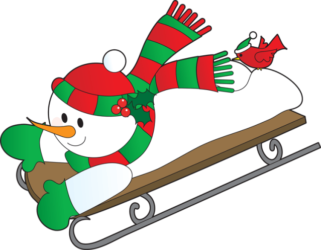 Snow Tube Cliparts - Snowman Sledding Clipart - Free Transparent PNG Clipart Images Download. - Snowman Transparent PNG Free Download