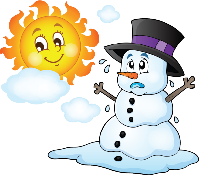As The Sun Rises The Snow Begins To Thaw - Melting Snowman Clipart - Free Transparent PNG Clipart Images Download. - Snowman Transparent PNG Free Download