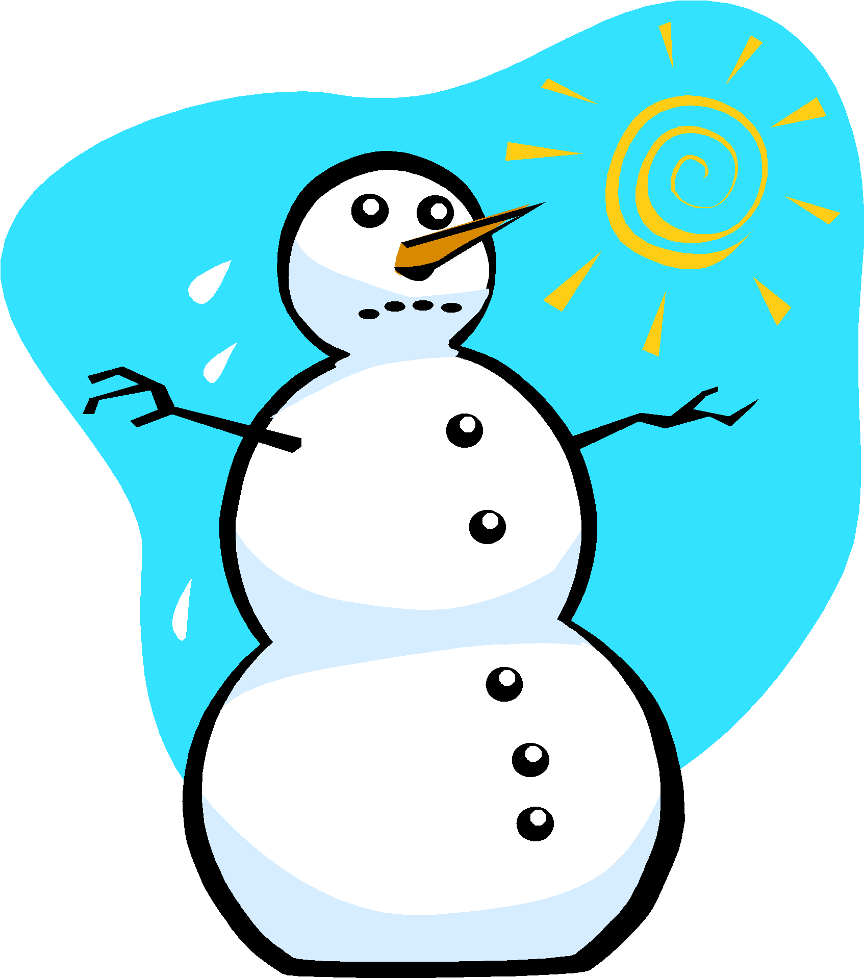 In The Month Of May, Most Bodies Are Created By Stream - Snowman - Free Transparent PNG Clipart Images Download. - Snowman Transparent PNG Free Download