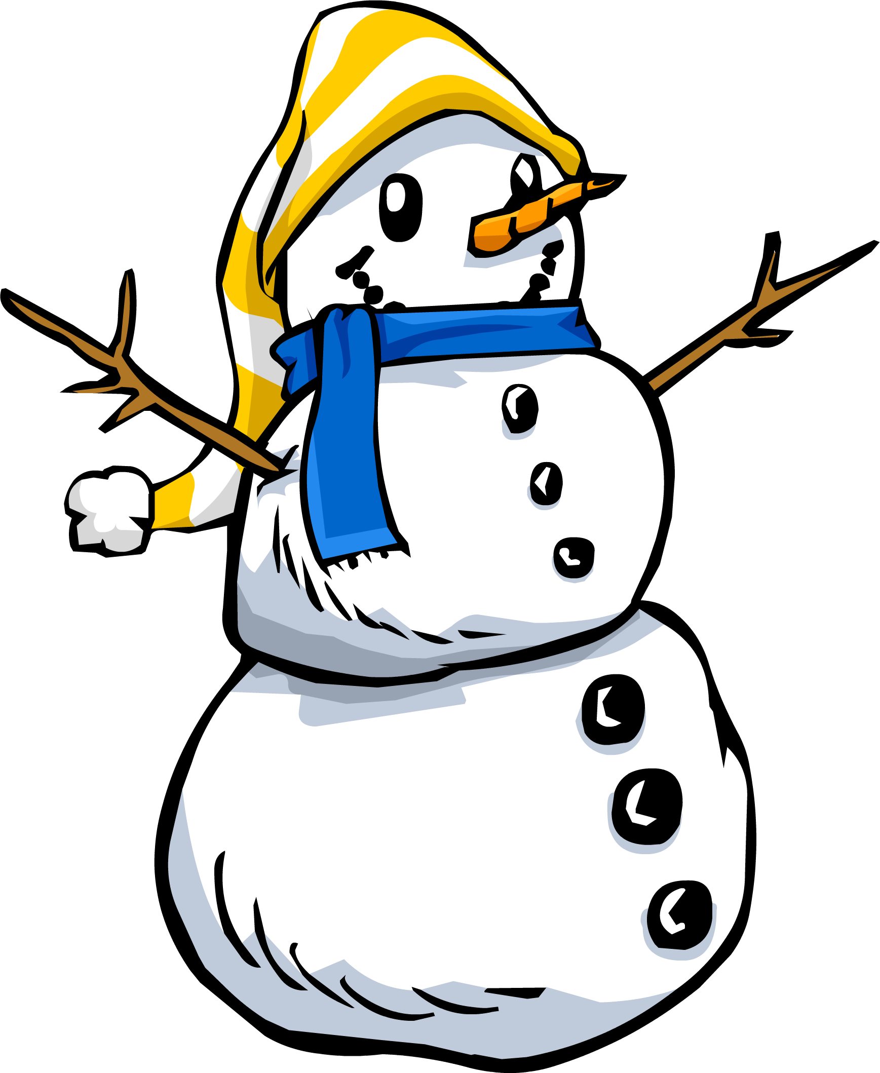 Image Sprite Png Club Penguin Wiki Fandom - Snowman Clipart Transparent Background - Free Transparent PNG Clipart Images Download. - Snowman Transparent PNG Free Download