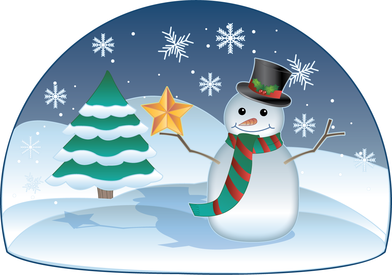 Free Clip Art Holiday Clip Art Christmas Snowman In - Clip Art Transparent PNG - 1321x928 - Free Download on - Snowman Transparent PNG Free Download