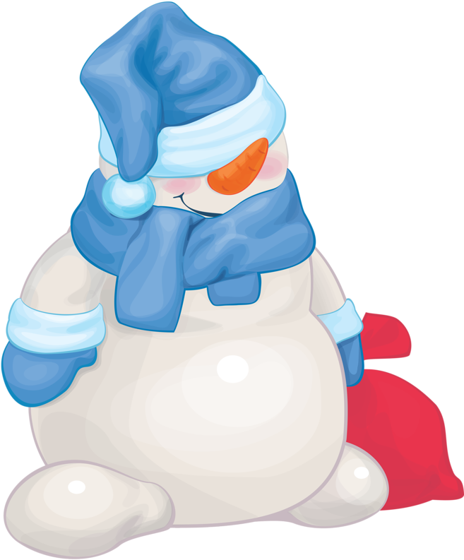 Фото, Автор Soloveika На Яндекс - Muñeco De Nieve Azul - Free Transparent PNG Clipart Images Download. - Snowman Transparent PNG Free Download