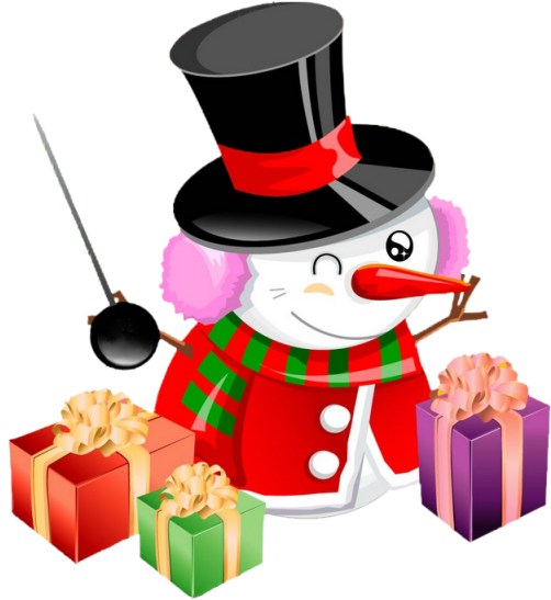 Tube De Noel - Clipart Cute Christmas Snowman - Free Transparent PNG Clipart Images Download. - Snowman Transparent PNG Free Download