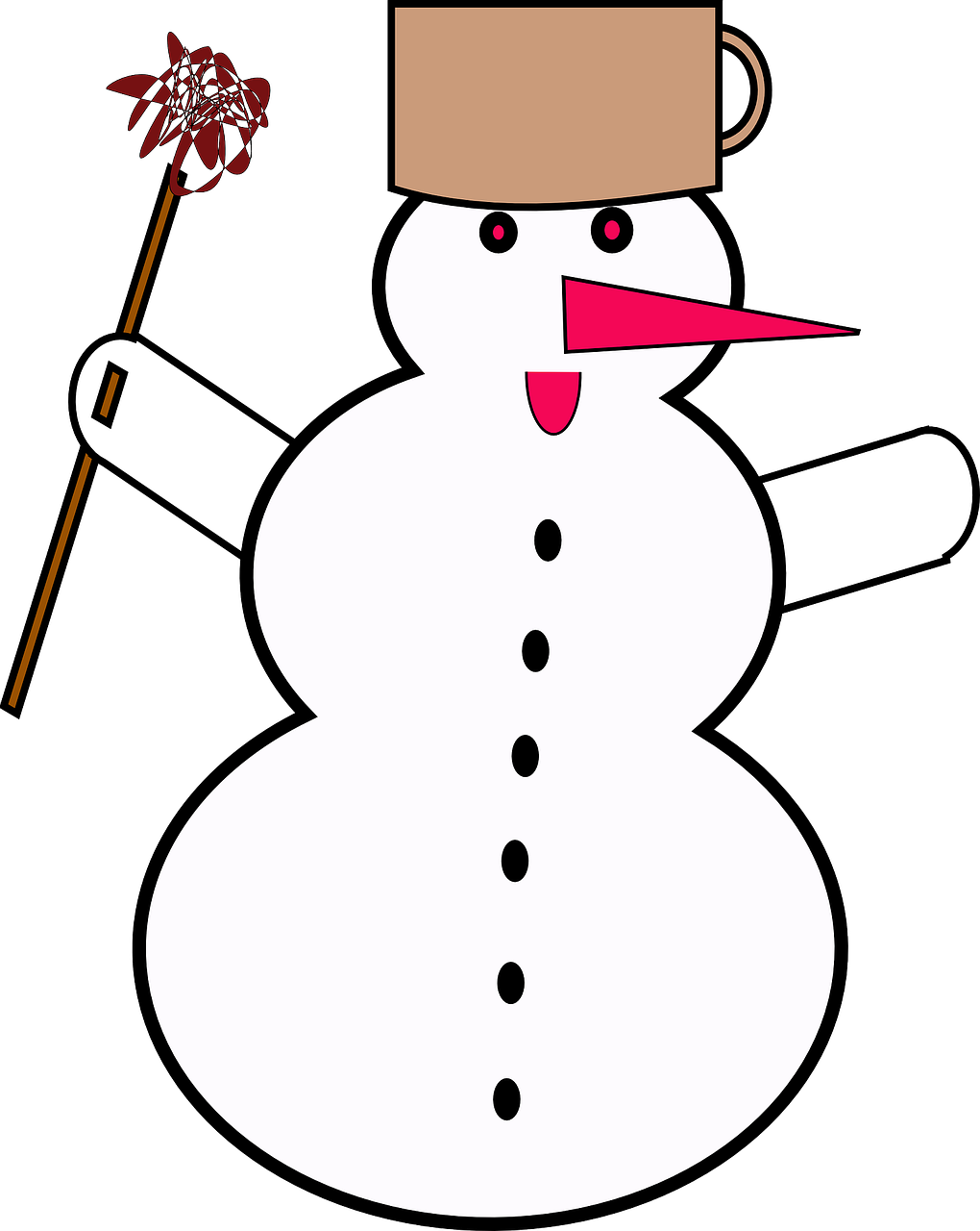 Machovka Snowman 1 Scalable Vector Graphics Svg Clip - Karyatider Skåret I Træ - Free Transparent PNG Clipart Images Download. - Snowman Transparent PNG Free Download