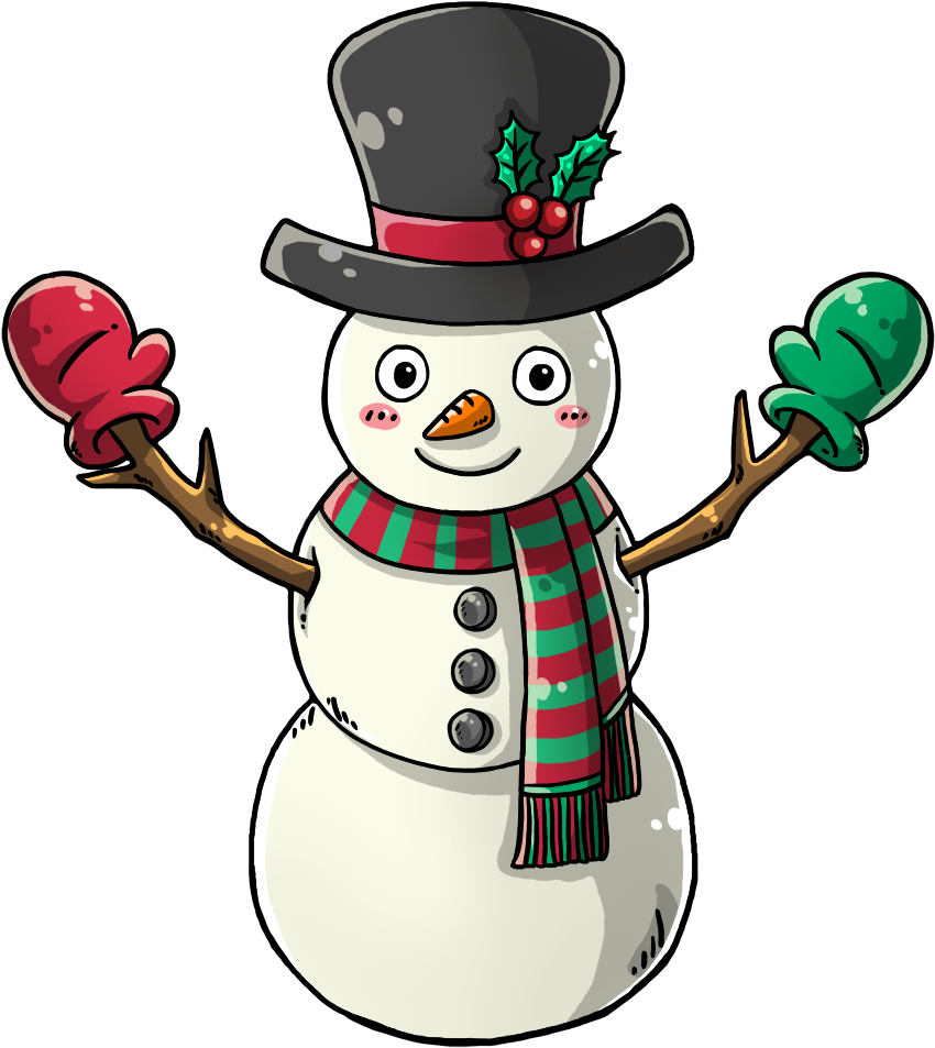 Cartoon Snowman Clipart - Cartoon Snowman Png - Free Transparent PNG Clipart Images Download. - Snowman Transparent PNG Free Download