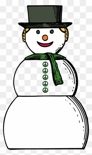 Snow Woman Christmas Xmas Snowman Peace Symbol Sign - Snow Woman - Free Transparent PNG Clipart Images Download. - Snowman Transparent PNG Free Download