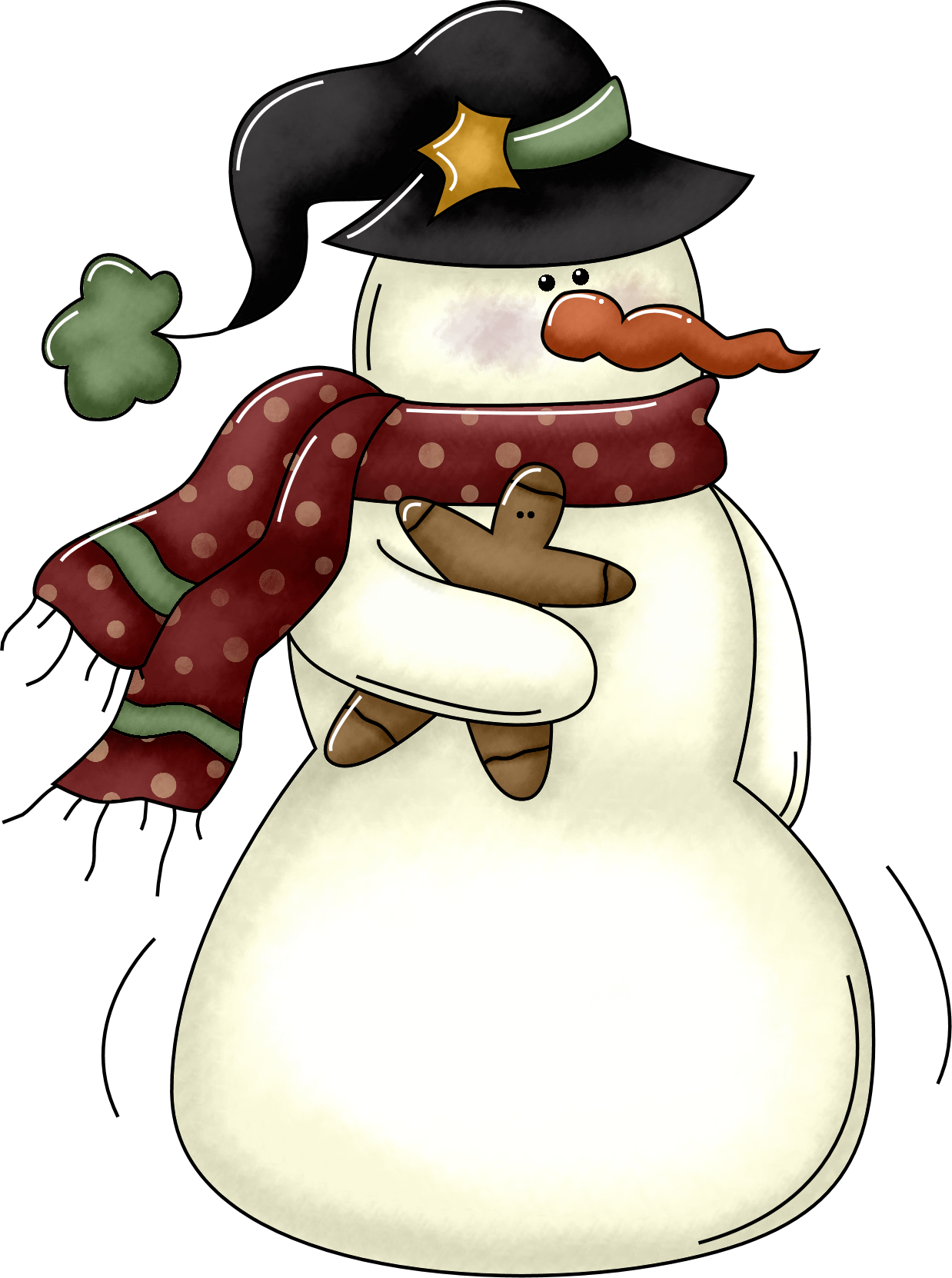 Country Snowman Cliparts - Country Christmas Clip Art - Free Transparent PNG Clipart Images Download. - Snowman Transparent PNG Free Download