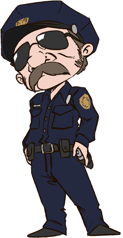 3d Police Snowman - Policeman Clipart Of Police Officer - Free Transparent PNG Clipart Images Download. - Snowman Transparent PNG Free Download