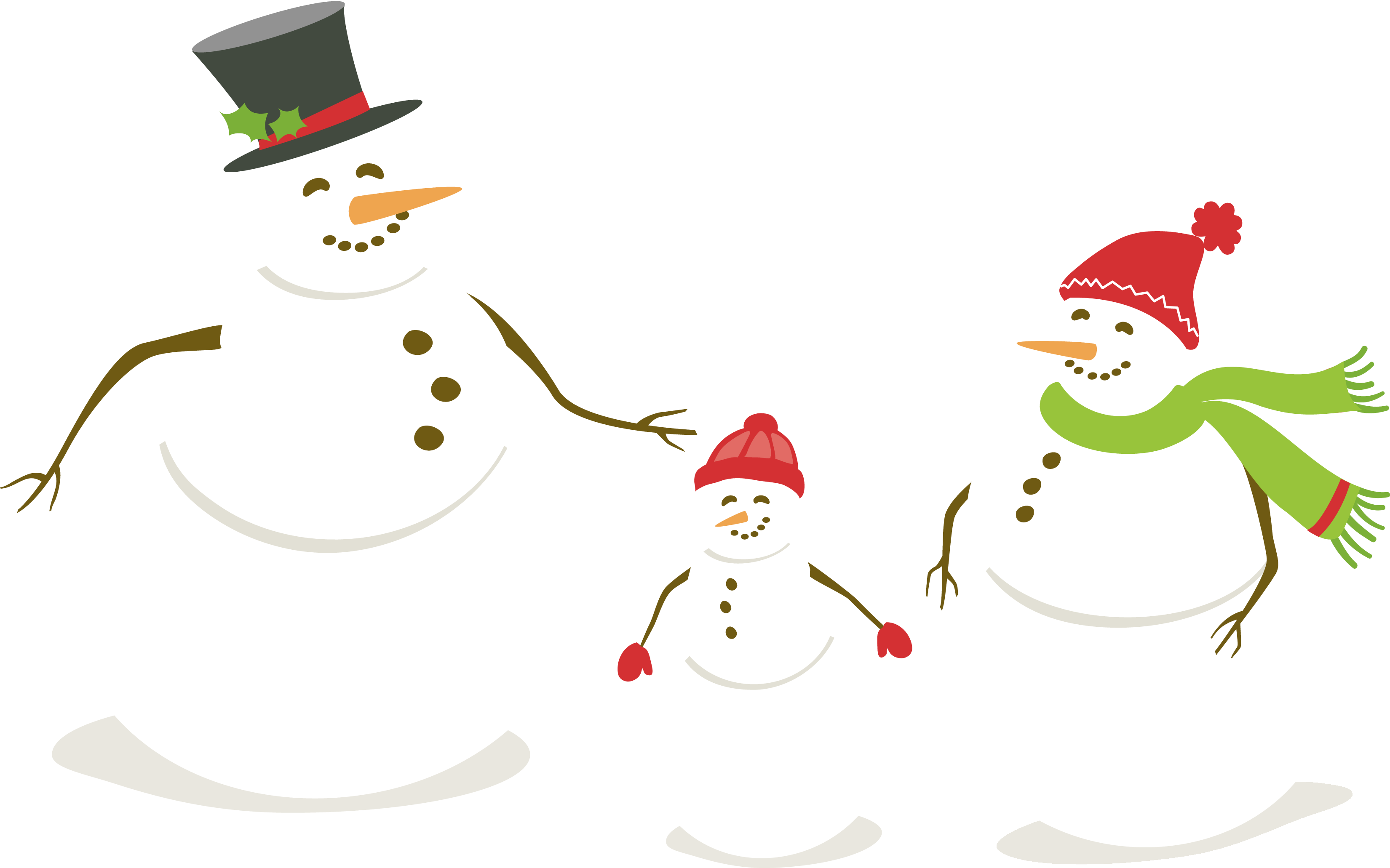 White Snowman Family - Snowman Family Png Transparent PNG - 3300x2062 - Free Download on - Snowman Transparent PNG Free Download