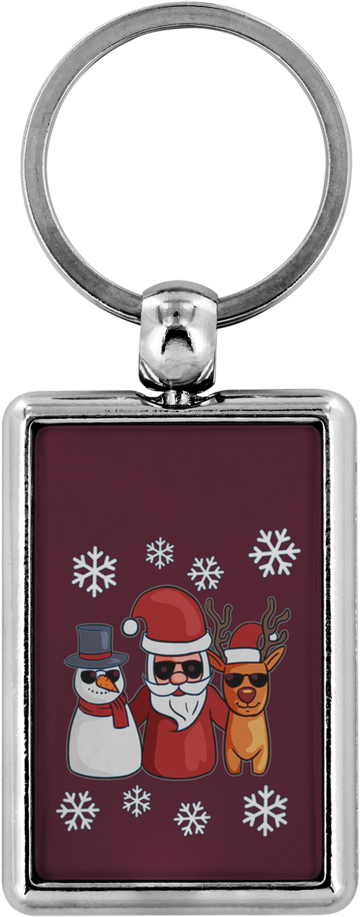 Santa Snowman Reindeer Keychain For Men Women Key Chain, - Anti Social Social Club Keychain Transparent PNG - 1024x1024 - Free Download on - Snowman Transparent PNG Free Download