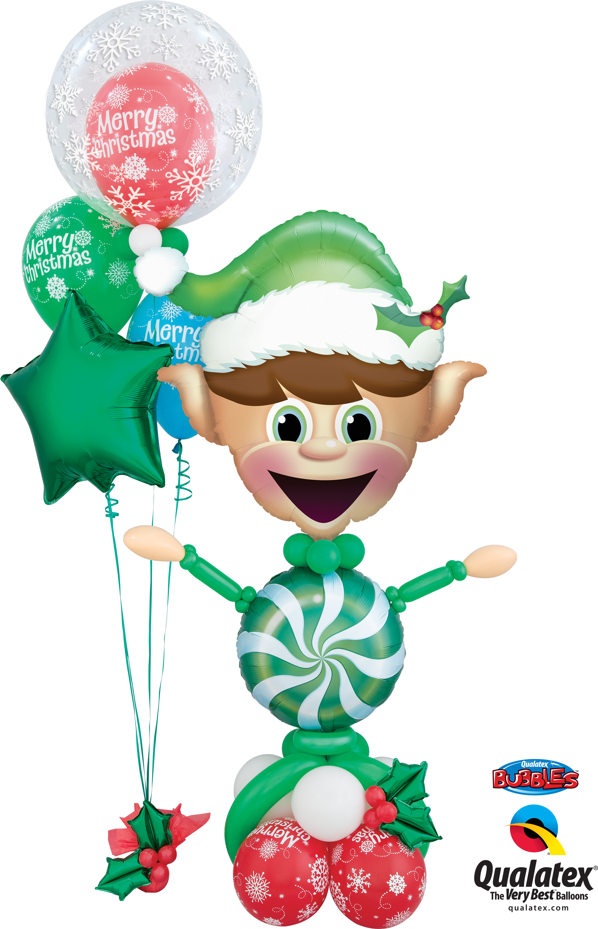 Holly Jolly Elf Christmas Balloons, Christmas Snowman, - Christmas Balloons Qualatex Transparent PNG - 2400x3200 - Free Download on - Snowman Transparent PNG Free Download