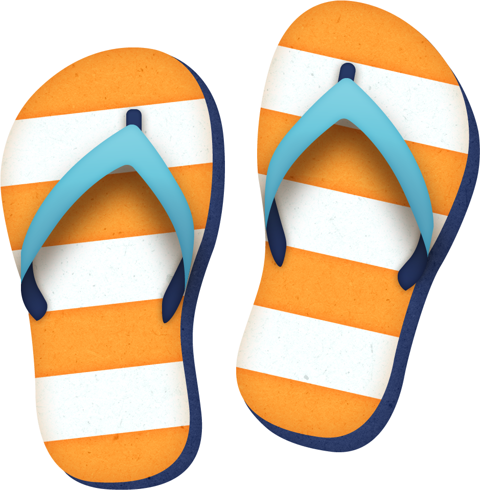 Clipart Slippers Flipflops2 Digi Art Summer And Beach - Clipart Slippers - Free Transparent PNG Clipart Images Download. - Summer Transparent PNG Free Download