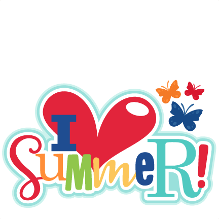 I Heart Summer Title Svg Scrapbook Cut File Cute Clipart - Summer Cute Clip Art - Free Transparent PNG Clipart Images Download. - Summer Transparent PNG Free Download