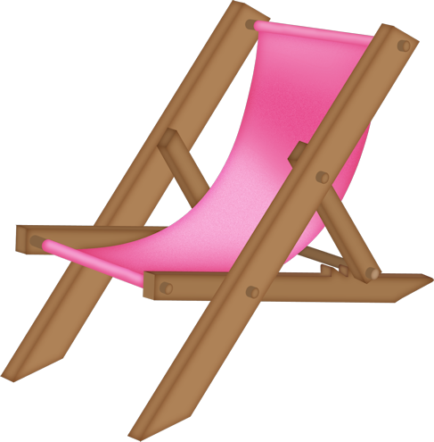 Summer Clipart Chair - Pink Beach Chair Clip Art - Free Transparent PNG Clipart Images Download. - Summer Transparent PNG Free Download