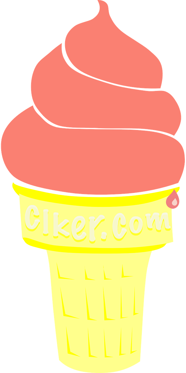 Pink Ice Cream Cone Summer Png Image - Ice Cream Cone Svg - Free Transparent PNG Clipart Images Download. - Summer Transparent PNG Free Download