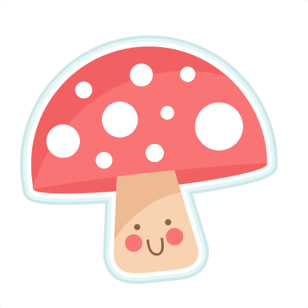 Cutemushroom Svg Cutting Files Mushroom Svg Cut File - Cute Clipart Mushroom - Free Transparent PNG Clipart Images Download. - Summer Transparent PNG Free Download