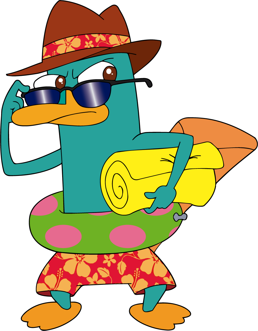 Perry The Platypus In Summer Clothes By Markdekabreak - Perry The Platypus With Clothes - Free Transparent PNG Clipart Images Download. - Summer Transparent PNG Free Download