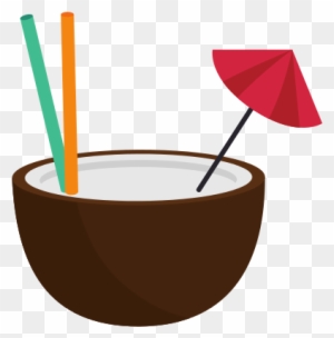 Coconut Drink Summer - Vector Graphics - Free Transparent PNG Clipart Images Download. - Summer Transparent PNG Free Download