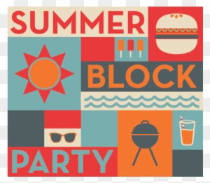 Pin Block Party Clip Art - Summer Block Party 2017 - Free Transparent PNG Clipart Images Download. - Summer Transparent PNG Free Download