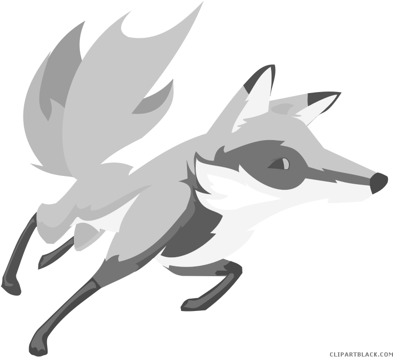 Fox Animal Free Black White Clipart Images Clipartblack - Summer Fox Golf Ball - Free Transparent PNG Clipart Images Download. - Summer Transparent PNG Free Download