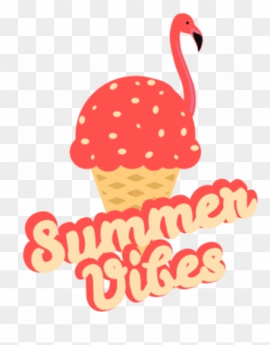 Summer Vibes - Ice Cream Cone - Free Transparent PNG Clipart Images Download. - Summer Transparent PNG Free Download