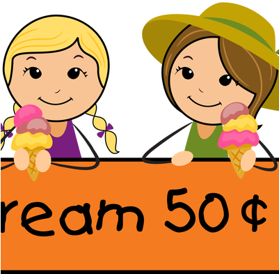 Kids Eating Ice Cream Clip Art Clipart - Kids In Summer Clipart - Free Transparent PNG Clipart Images Download. - Summer Transparent PNG Free Download