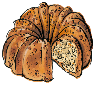 Summer Fling Coffeecake - Pound Cake Clipart Png Transparent PNG - 400x356 - Free Download on - Summer Transparent PNG Free Download